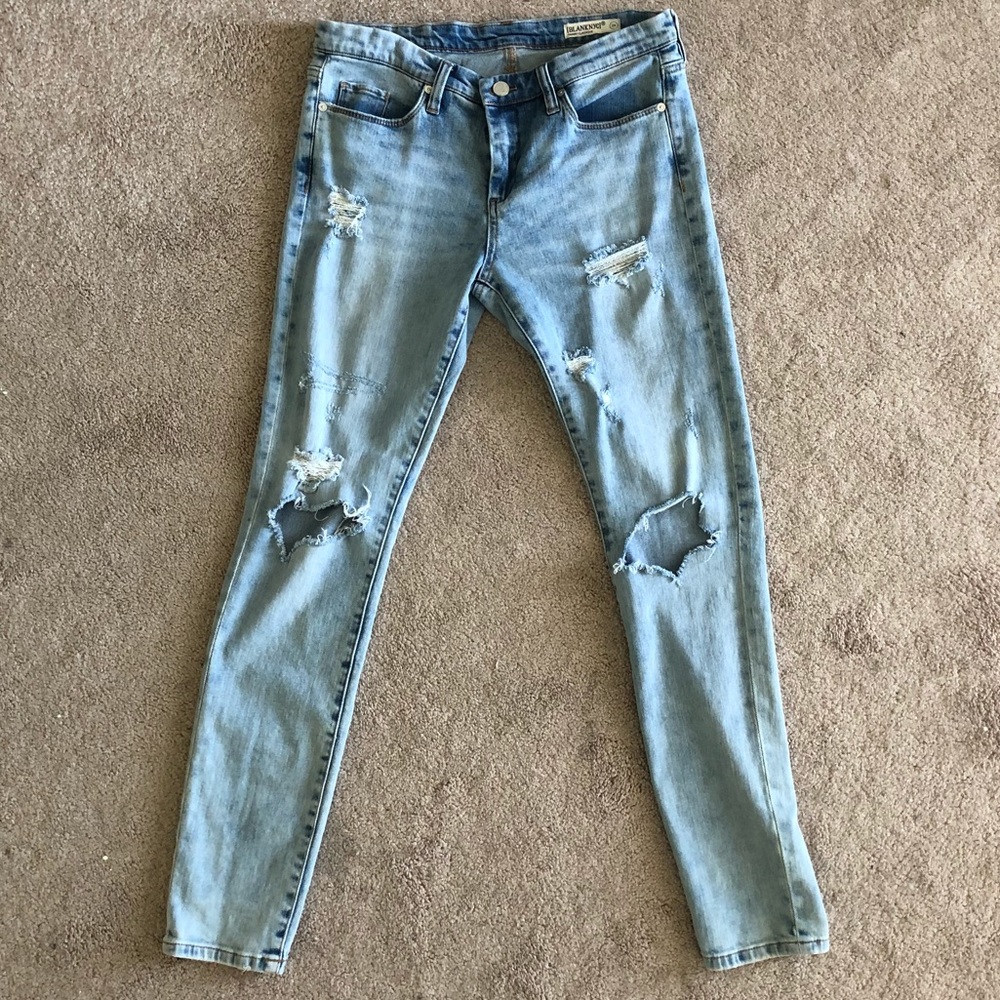 Blank NYC Ripped Skinny Classique Jeans size 29